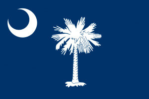 South Carolina Gambling Laws State Flag Icon
