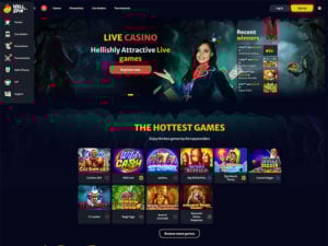 Hell Spin Casino website