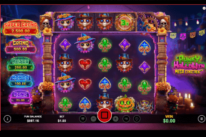 Funky Hallowin slot gameplay