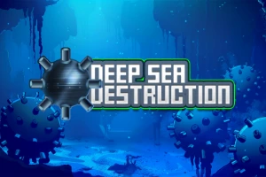 Deep Sea Destruction Mine Games Logo