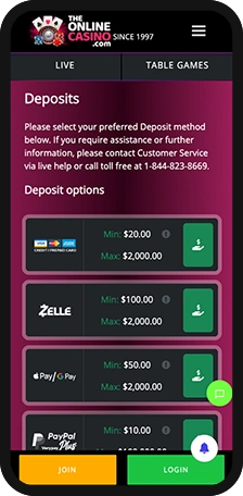 TheOnlineCasino Promotions Mobile
