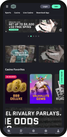 Lucky Revel Home Page Mobile